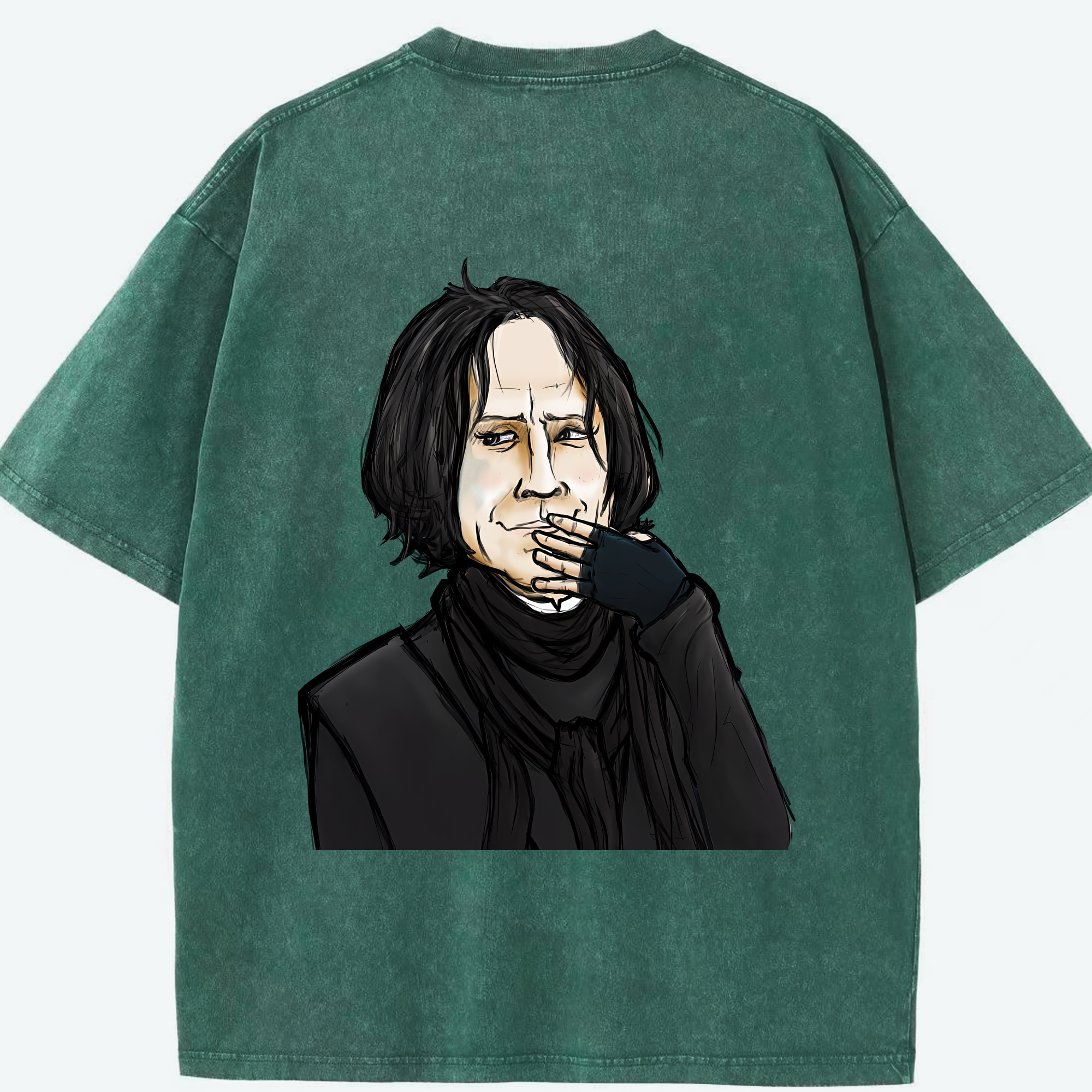 （画像用） Harry Potter ハリー・ポッターシリーズ 綿100% ヴィンテージ風 半袖Tシャツ（背面プリント）